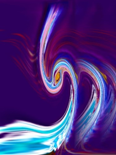 Digital Arts titled "Waves 7" by Spirit Dove Durand, Original Artwork