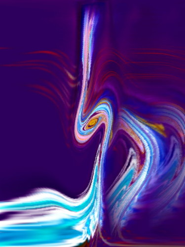 Digital Arts titled "Waves 8" by Spirit Dove Durand, Original Artwork