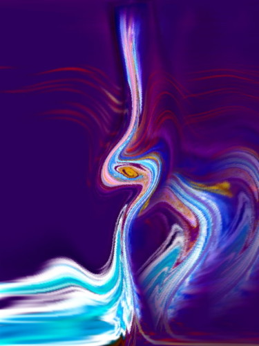 Digital Arts titled "Waves 9" by Spirit Dove Durand, Original Artwork