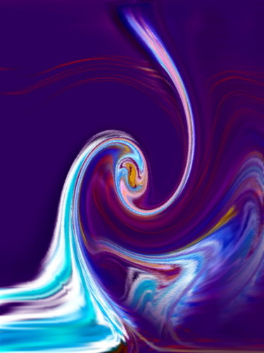 Digital Arts titled "Waves 10" by Spirit Dove Durand, Original Artwork