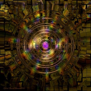 Digital Arts titled "Colored Glass" by Spirit Dove Durand, Original Artwork