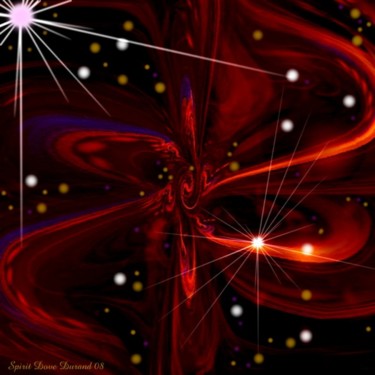 Digital Arts titled "Dancing With The St…" by Spirit Dove Durand, Original Artwork