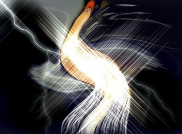 Digital Arts titled "Angel Manifesting" by Spirit Dove Durand, Original Artwork