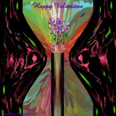 Digital Arts titled "Happy Valentines" by Spirit Dove Durand, Original Artwork