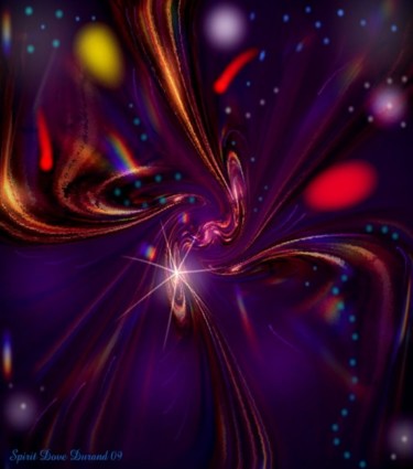 Digital Arts titled "Starburst" by Spirit Dove Durand, Original Artwork