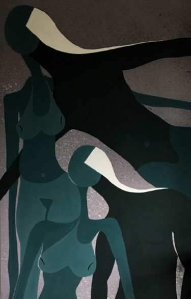Pittura intitolato ""New Order"" da Spirit Exposito, Opera d'arte originale, Acrilico