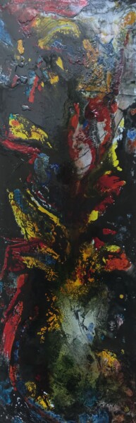 Peinture intitulée "Fragmentation d'un…" par Spirit Exposito, Œuvre d'art originale, Acrylique