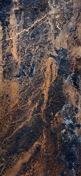 Картина под названием "Texture minérale cu…" - Spirit Exposito, Подлинное произведение искусства, Акрил Установлен на Деревя…