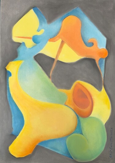 Drawing titled "Le corps objet d'ét…" by Spirit Exposito, Original Artwork, Pastel