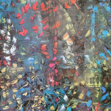 Картина под названием "Harbour" - Casal, Подлинное произведение искусства, Акрил Установлен на Деревянная рама для носилок