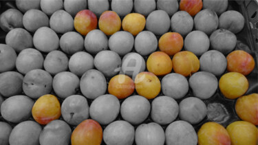 Fotografia intitolato "fruit color splash" da Splash, Opera d'arte originale