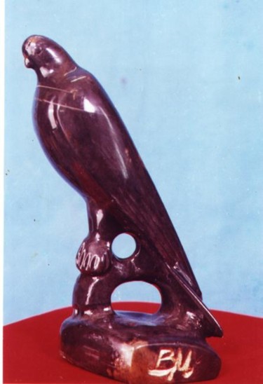 Sculpture intitulée "pigeon" par Hakim, Œuvre d'art originale