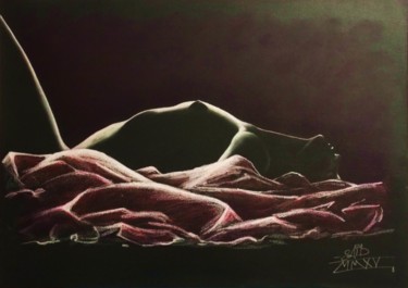Peinture intitulée "Mariage entre les f…" par Saïd Serge Berkane, Œuvre d'art originale, Pastel
