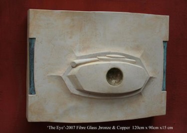 Sculpture titled "The Eye" by Prasannakumar Sankaran, Original Artwork, Mixed Media
