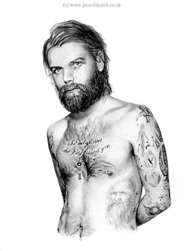 Drawing titled "biffy-clyro-sketch.…" by Anna Shipstone, Original Artwork, Other
