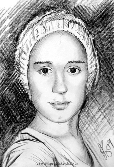 Drawing titled "portrait-pencil-sha…" by Anna Shipstone, Original Artwork, Other