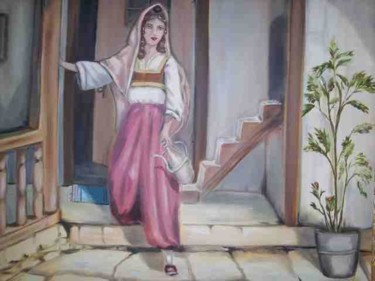 Painting titled "oil on canvas handw…" by Maja Ibrisimovic, Original Artwork