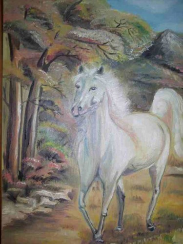 Painting titled "oil on canvas origi…" by Maja Ibrisimovic, Original Artwork