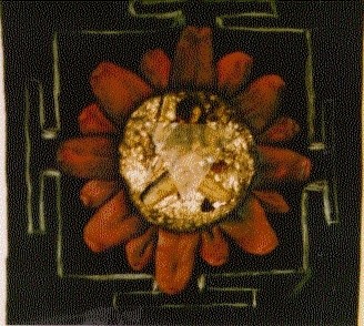 Painting titled "Kali-flower" by Scott Snaden, Original Artwork