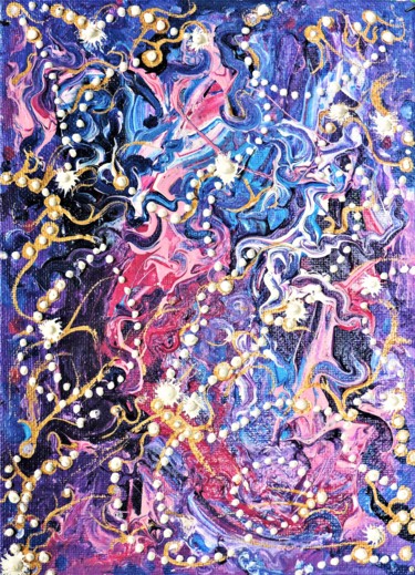 TREASURES OF THE UNIVERSE Peinture intitulée "TREASURES OF THE UN…" par Svetlana Sokolova, Œuvre d'art originale, Acrylique