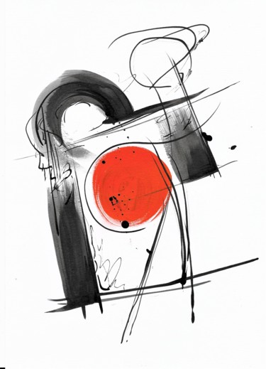 VIRAGES Drawing titled "VIRAGES" by Svetlana Sokolova, Original Art, Acrylic