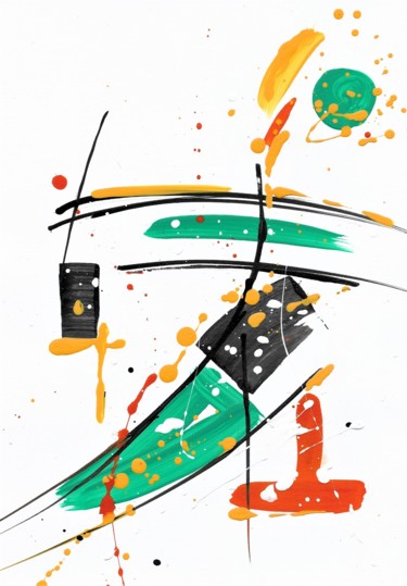 NO RULES Drawing titled "NO RULES" by Svetlana Sokolova, Original Art, Acrylic