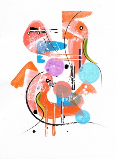 MAGIC AQUARIUM 3 Drawing titled "MAGIC AQUARIUM 3" by Svetlana Sokolova, Original Art, Acrylic