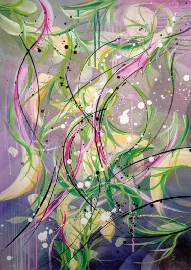 HARVESTING Peinture intitulée "HARVESTING" par Svetlana Sokolova, Œuvre d'art originale, Acrylique