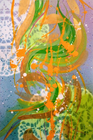 CHRISTMAS SPICES 1 Pittura intitolato "CHRISTMAS SPICES 1" da Svetlana Sokolova, Opera d'arte originale, Acrilico