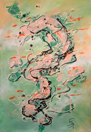 WHY? Peinture intitulée "WHY?" par Svetlana Sokolova, Œuvre d'art originale, Acrylique