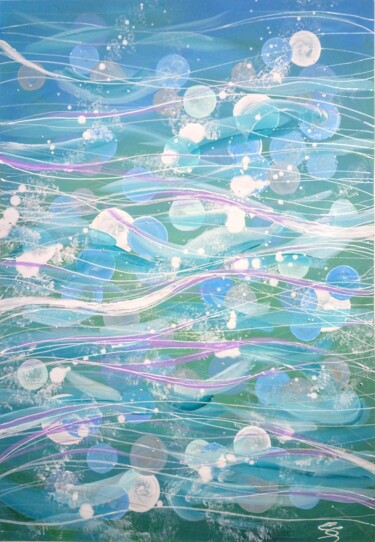Pintura intitulada "WATER BREATH" por Svetlana Sokolova, Obras de arte originais, Acrílico