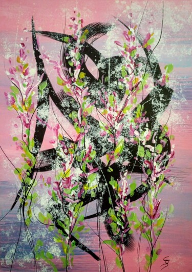 Schilderij getiteld "GROWTH OF LIFE" door Svetlana Sokolova, Origineel Kunstwerk, Acryl