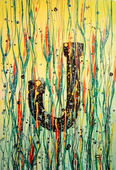 Картина под названием ""J"" - Svetlana Sokolova, Подлинное произведение искусства, Акрил