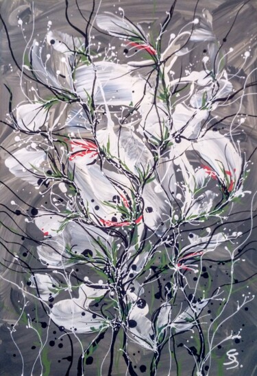 Картина под названием "SPRING FREEZE" - Svetlana Sokolova, Подлинное произведение искусства, Акрил