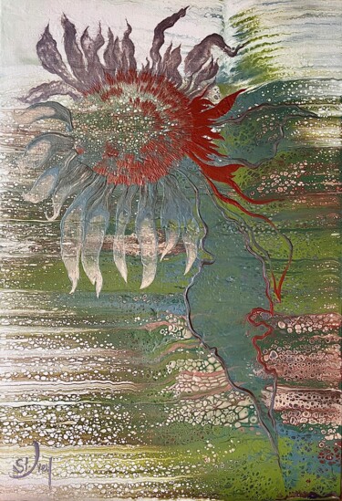 Peinture intitulée "Le fantôme du tourn…" par St. Ney, Œuvre d'art originale, Acrylique