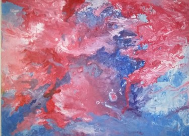 Картина под названием "Лед и пламя" - Stanislav Khodak, Подлинное произведение искусства, Акрил