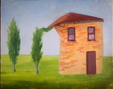 Картина под названием "Connaissance" - Stanislav Khodak, Подлинное произведение искусства, Масло