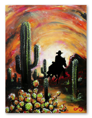 Painting titled "ARIZONA" by Staarts, Original Artwork, Acrylic