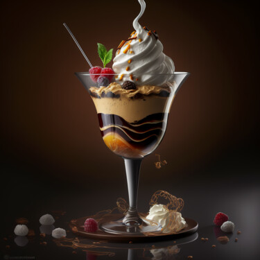 Digital Arts titled "Most Delicious dese…" by Staccato Fusion, Original Artwork, AI generated image