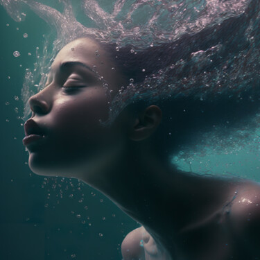 Arts numériques intitulée "Under water 001" par Staccato Fusion, Œuvre d'art originale, Travail numérique 2D