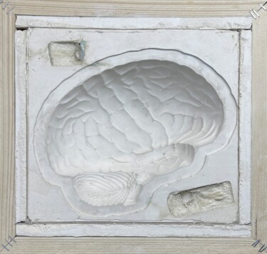 Brainstorming Sculptuur getiteld "Brainstorming" door Stacy Boreal, Origineel Kunstwerk, Gips
