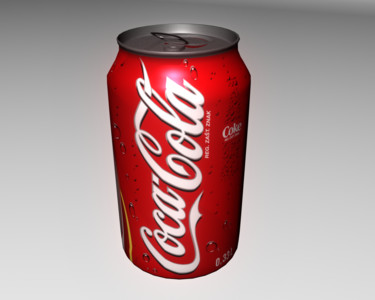 Digital Arts titled "Coca Cola can - NUR…" by Aleksandar Milic Stankovic, Original Artwork, 3D Modeling