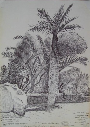 Drawing titled "Las Palmas 4" by Stan Bigda, Original Artwork, Other