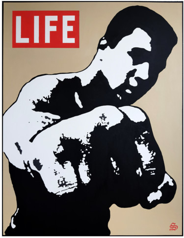Ζωγραφική με τίτλο "Life Ali" από Stan, Αυθεντικά έργα τέχνης, Ακρυλικό