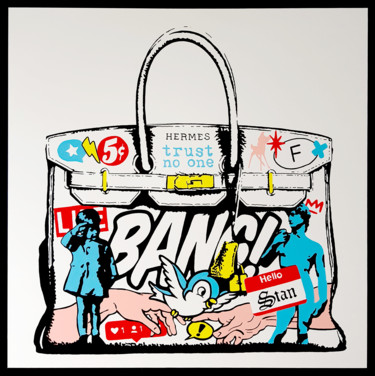 Peinture intitulée "Birkin Bang" par Stan, Œuvre d'art originale, Acrylique