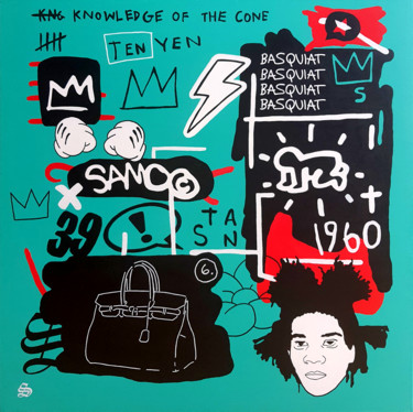 "Basquiat by STAN" başlıklı Tablo Stan tarafından, Orijinal sanat, Akrilik