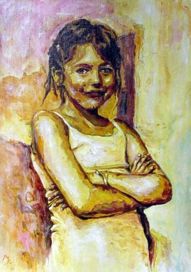 Peinture intitulée "Julie" par Robert Meeder, Œuvre d'art originale