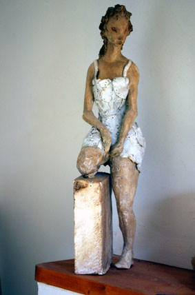 Sculpture intitulée "Mademoiselle" par Robert Meeder, Œuvre d'art originale