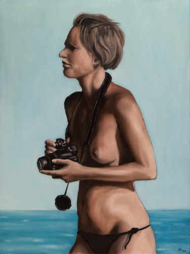 Beach 17 Painting titled "Beach 17" by Stanimir Stoykov, Original Art, Oil