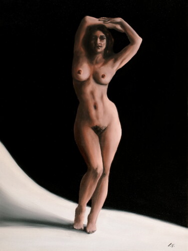 Malarstwo zatytułowany „Figure” autorstwa Stanimir Stoykov, Oryginalna praca, Olej